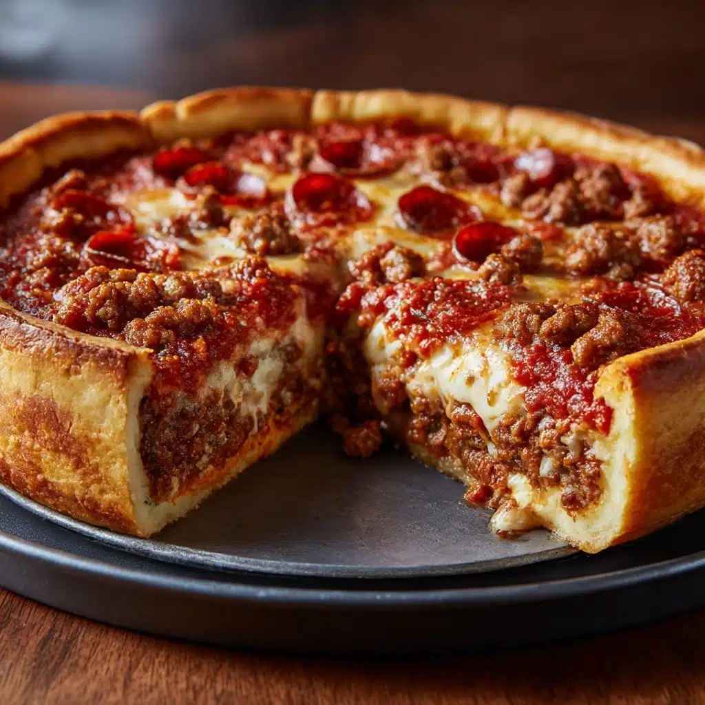 Deep-Dish Pizza Pie Recipe - Recipe Image