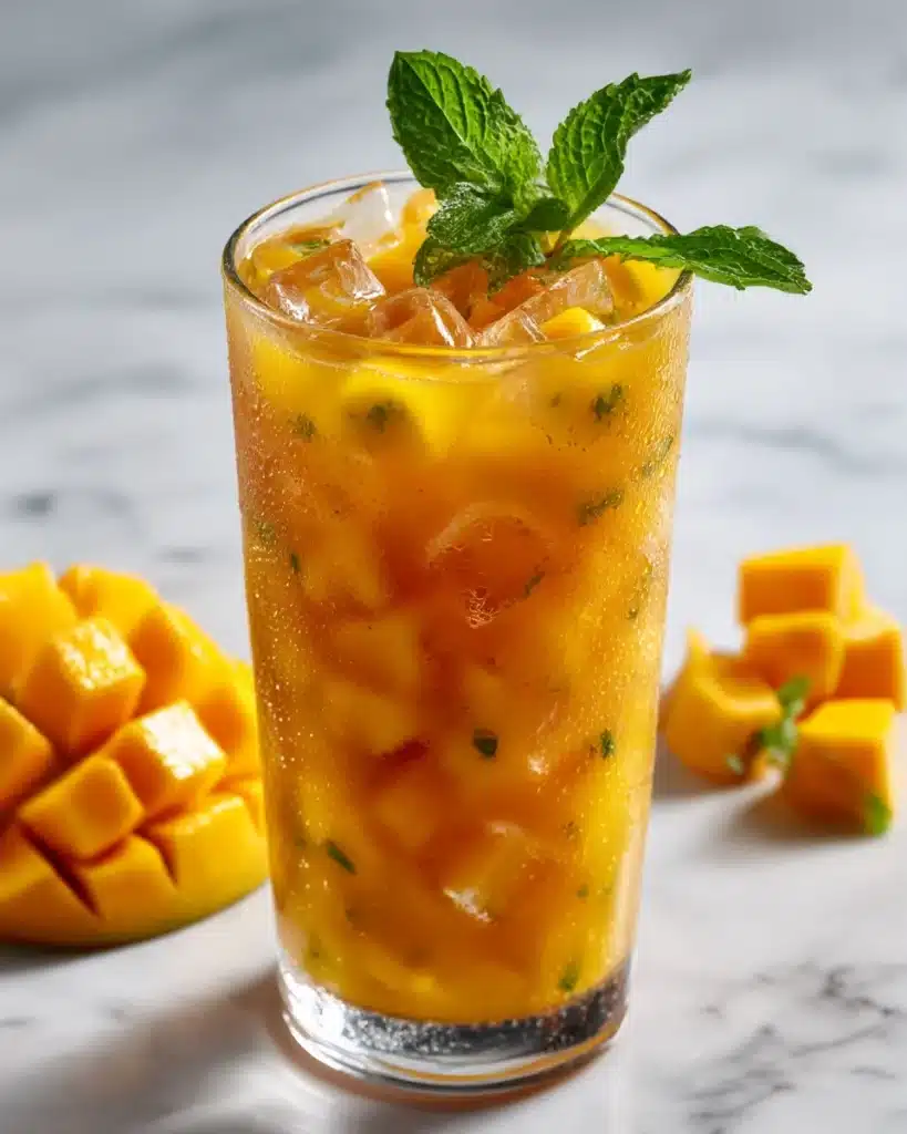 Quick Mango Iced Tea Recipe