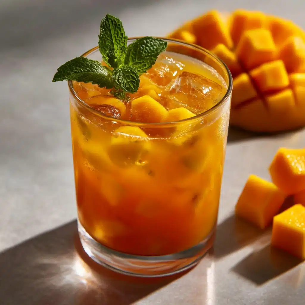 Quick Mango Iced Tea Recipe - Recipe Image