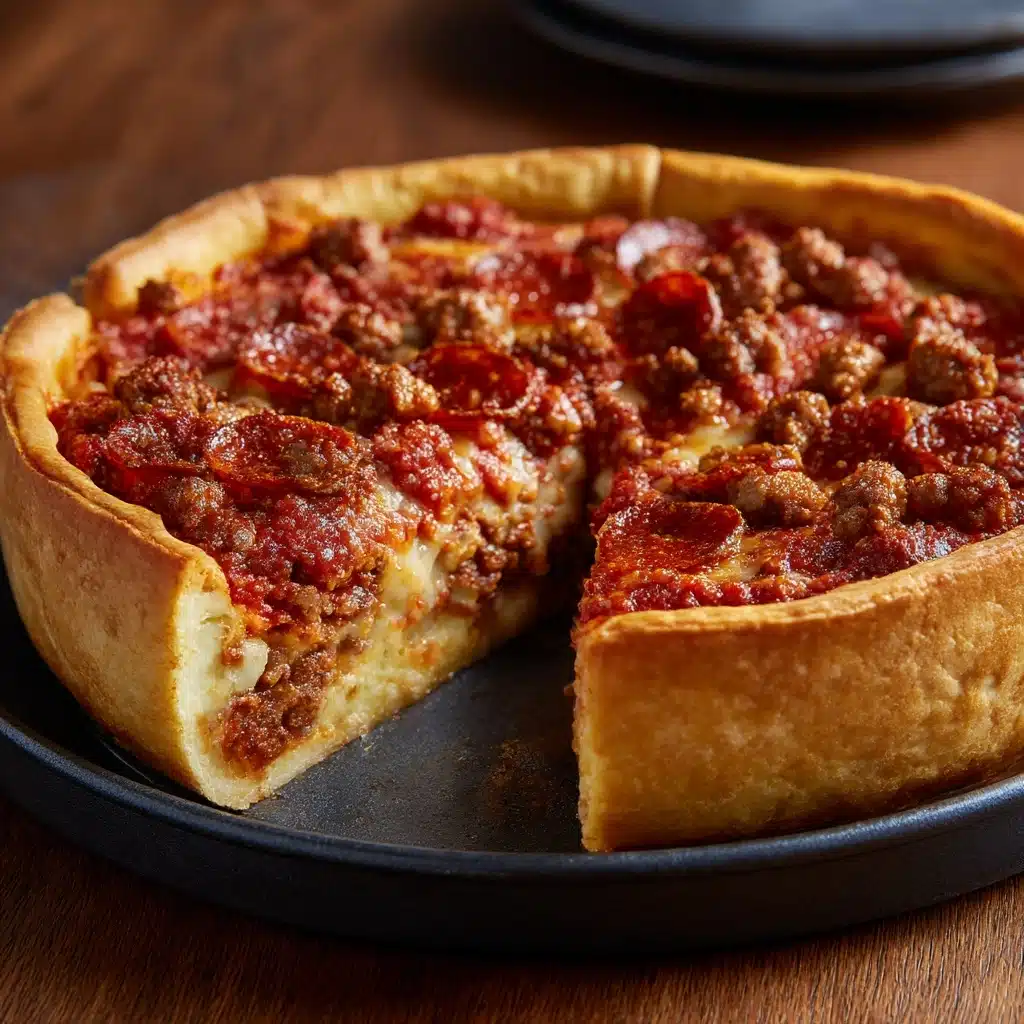 Deep-Dish Pizza Pie Recipe - Recipe Image