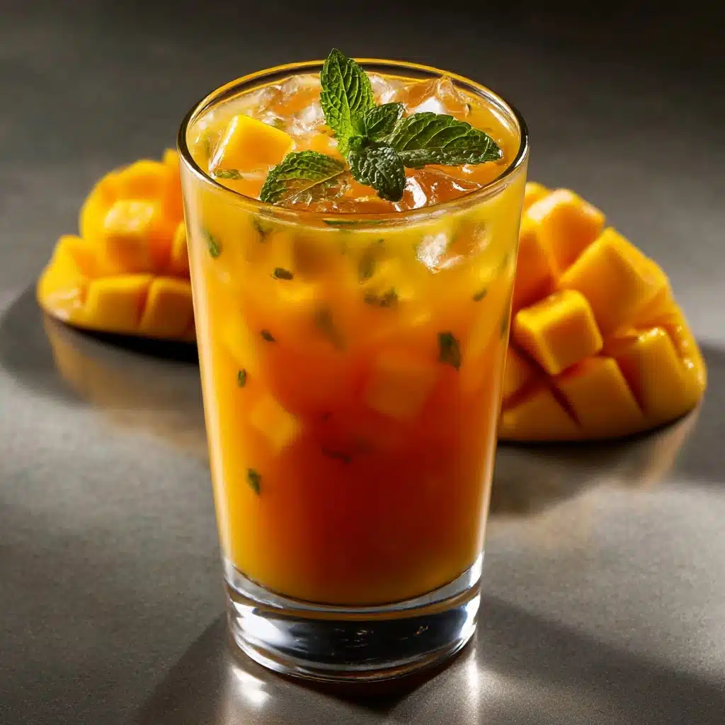 Quick Mango Iced Tea Recipe - Recipe Image