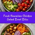 Hawaiian Chicken Salad Bowl Recipe