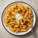 Lighter Creamy Cajun Chicken Pasta Recipe