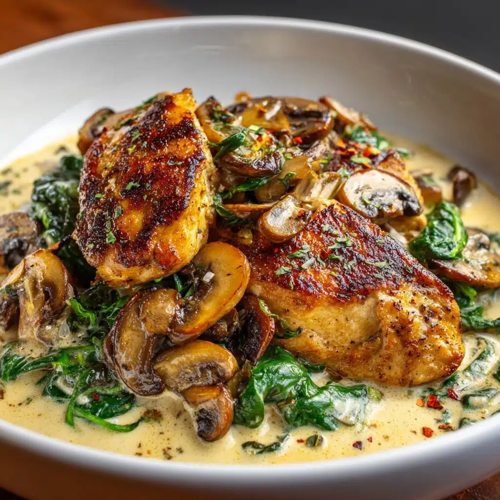Creamy Mushroom Chicken Recipe - Recipe Image