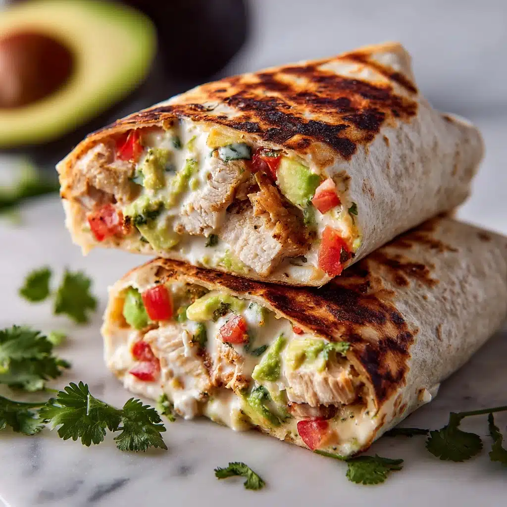 Chipotle Ranch Grilled Chicken Burrito Recipe - Recipe Image