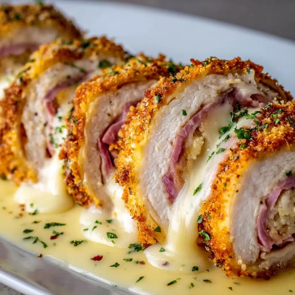 Crispy Creamy Chicken Cordon Bleu Recipe - Recipe Image