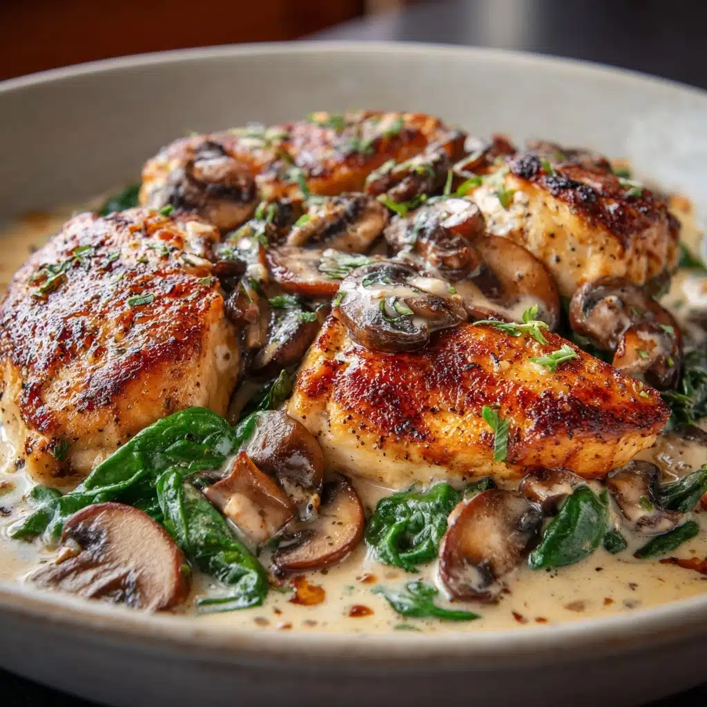 Creamy Mushroom Chicken Recipe - Recipe Image