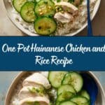 One Pot Hainanese Chicken and Rice Recipe