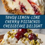 Luscious Lemon-Lime Cherry Pistachio Cheesecake Recipe