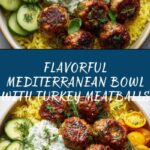 Mediterranean Bowl with Ground Turkey Meatballs Recipe