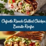 Chipotle Ranch Grilled Chicken Burrito Recipe