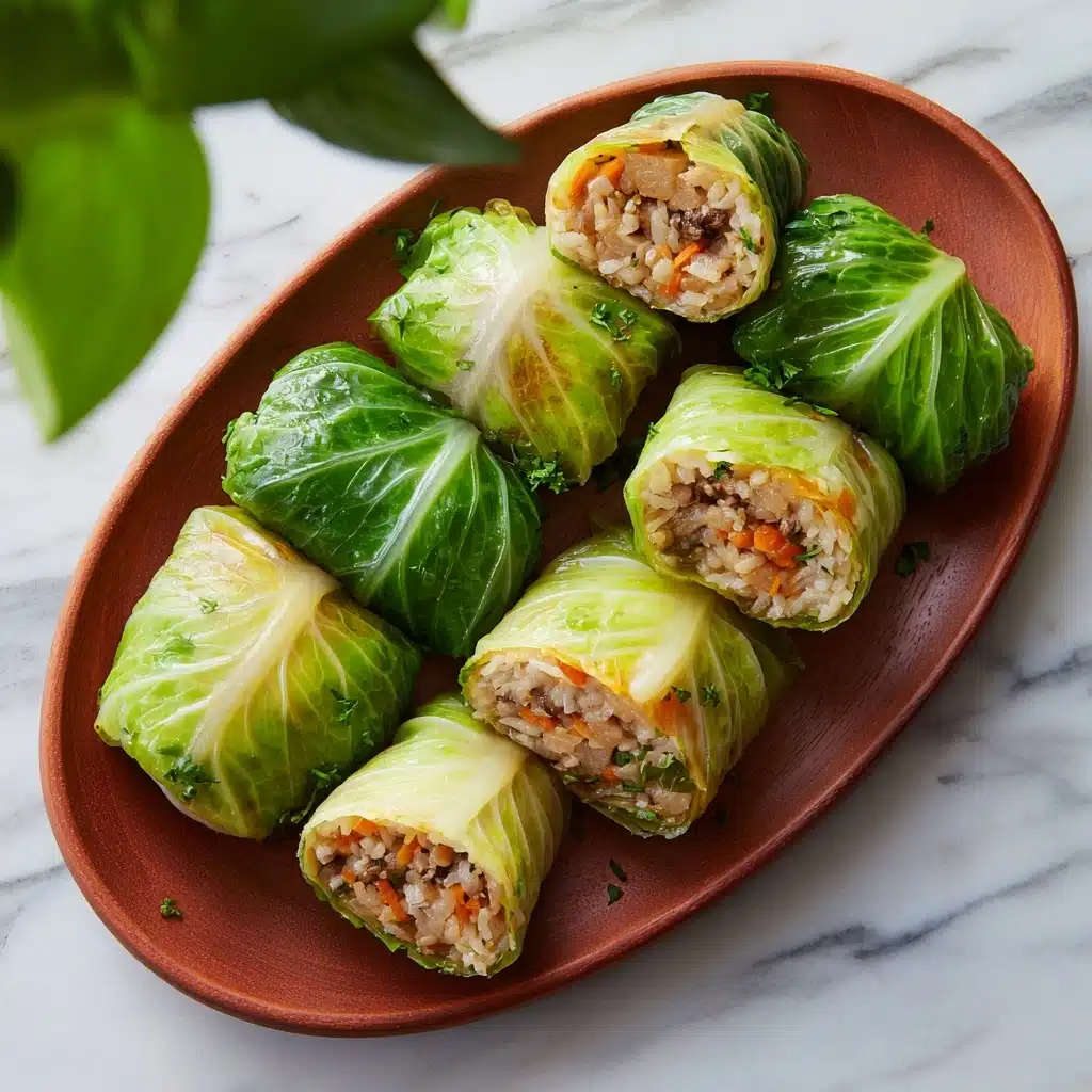 Italian Stuffed Cabbage Rolls Recipe - Recipe Image