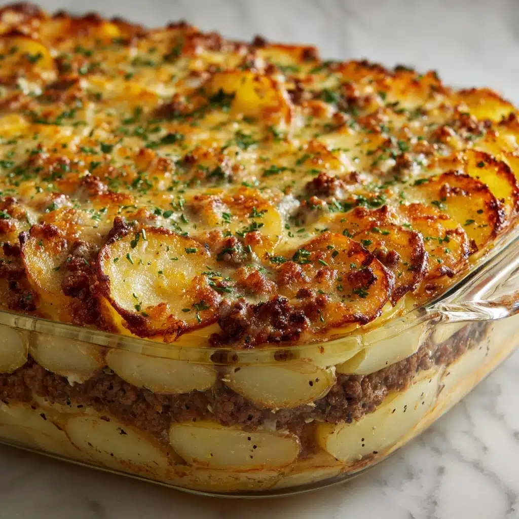 Meat & Potato Casserole Recipe - Recipe Image