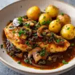 Savory Chicken with Mushrooms and Potatoes Recipe