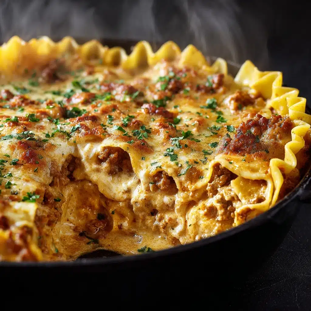 Smoky Skillet Lasagna with Crispy Lentils: An Amazing Ultimate Recipe - Recipe Image