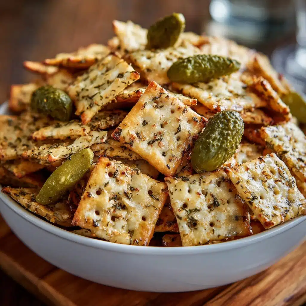 Dill Pickle Chex Mix Recipe - Recipe Image