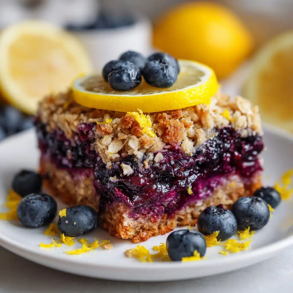 Lemon Blueberry Baked Oatmeal Recipe - Recipe Image
