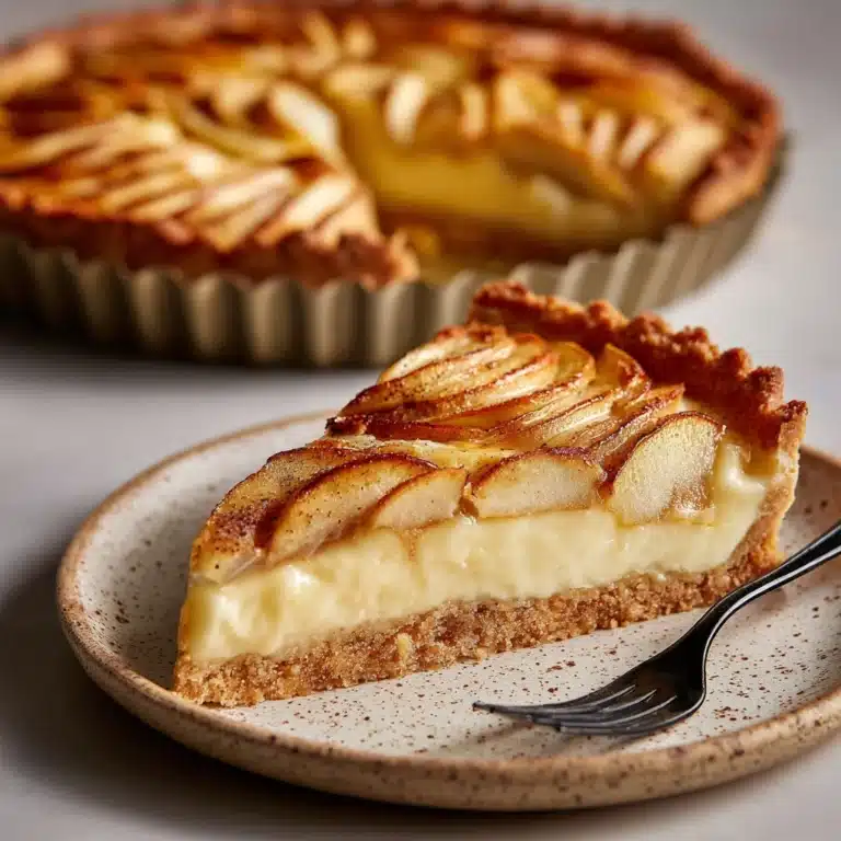 French Custard Pie with Apples (Flan Parisien) Recipe