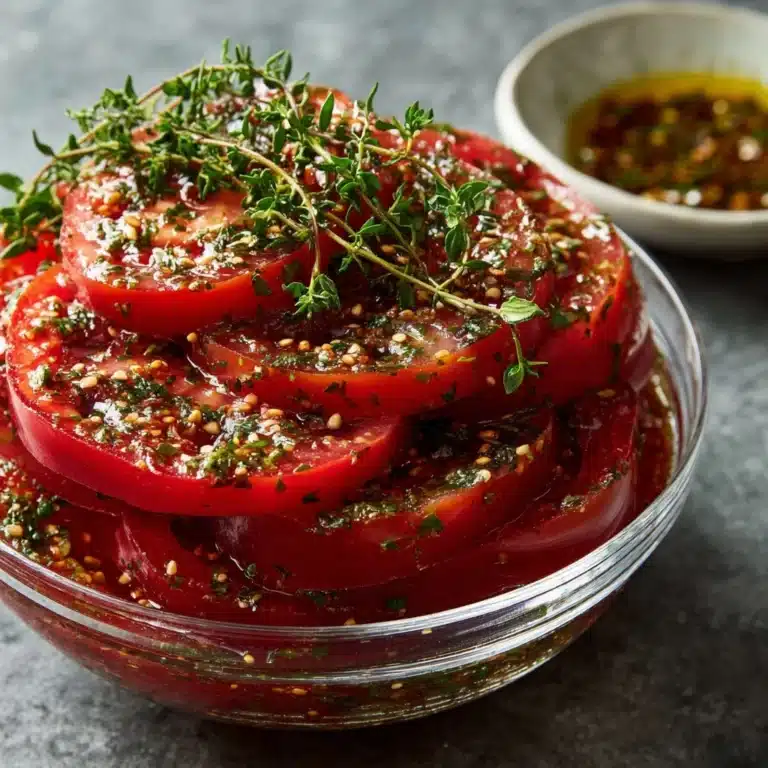 Easy Marinated Tomatoes Recipe