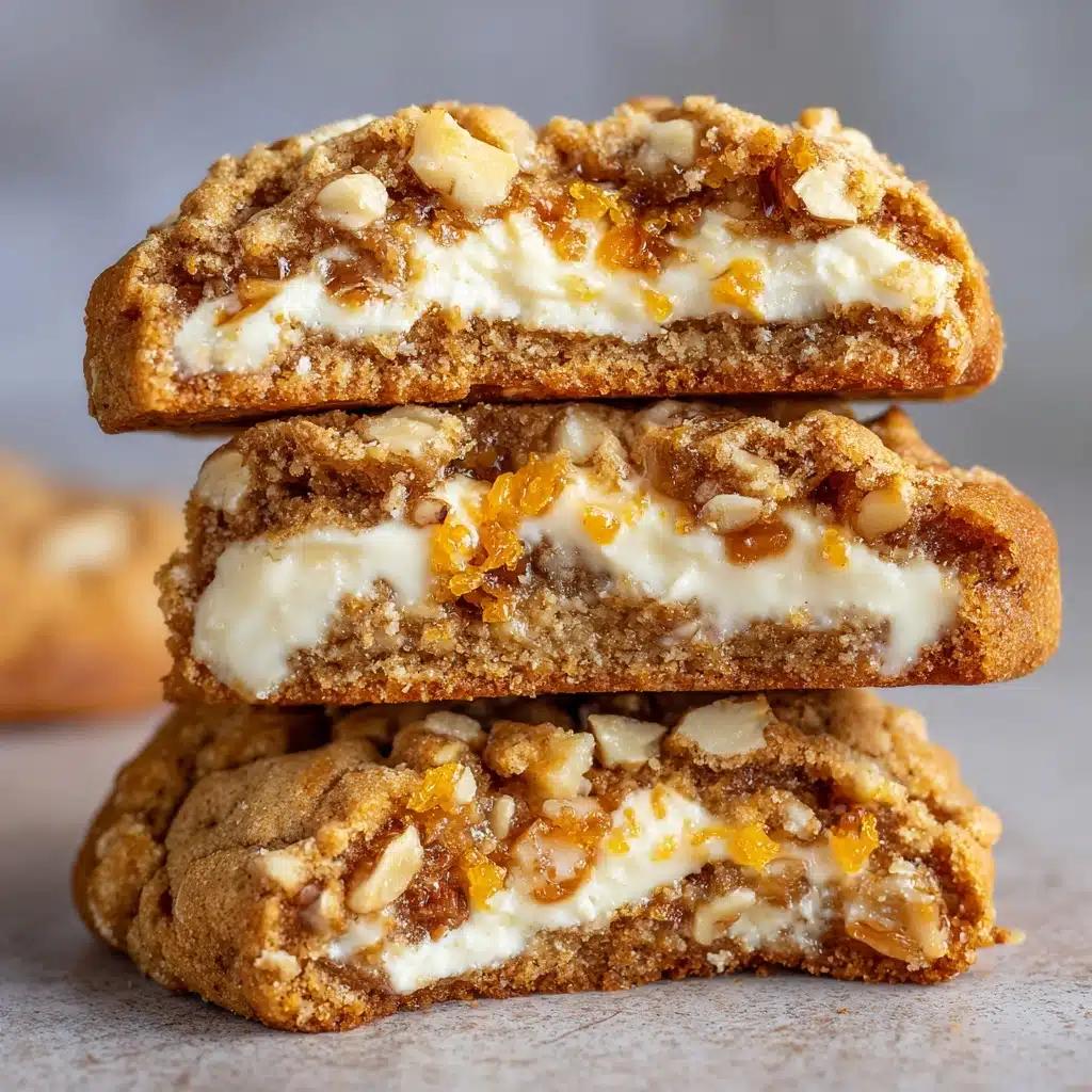 Carrot Cake Cookies Stuffed with Cream Cheese Recipe - Recipe Image