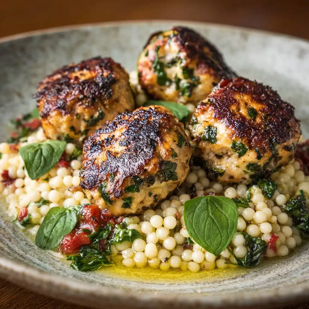 Herby Greek Chicken Meatballs Recipe