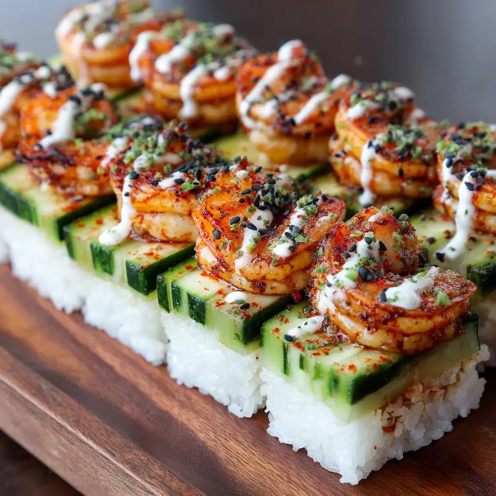 Shrimp Avocado Cucumber Boats Recipe - Recipe Image