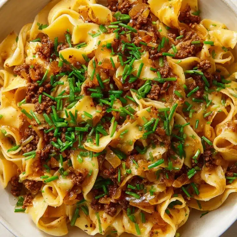 French Onion Beef and Noodles Recipe