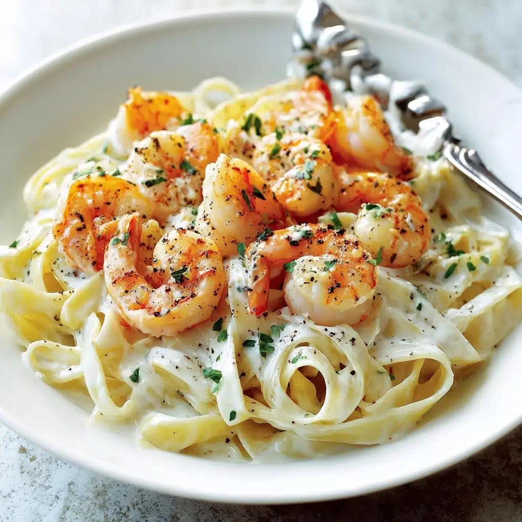 Shrimp Fettuccine Alfredo Recipe - Recipe Image