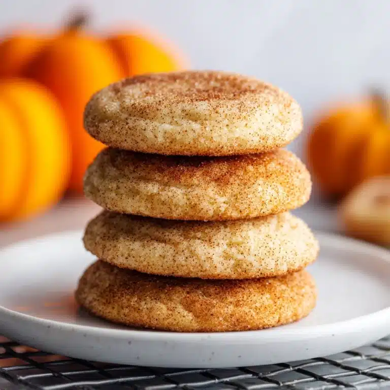 Brown Butter Pumpkin Snickerdoodle Cookies Recipe
