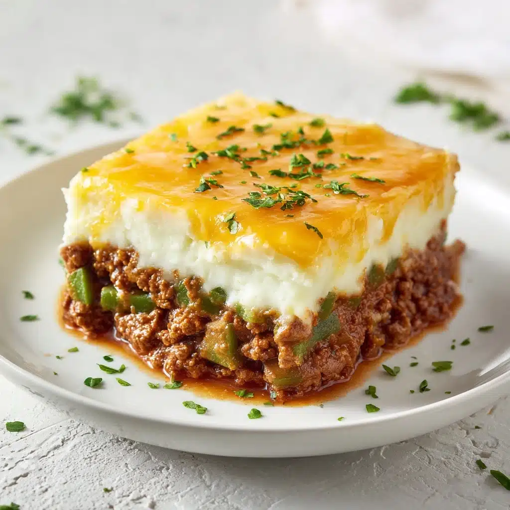 Meatloaf with Mashed Potatoes and Cheese Recipe - Recipe Image