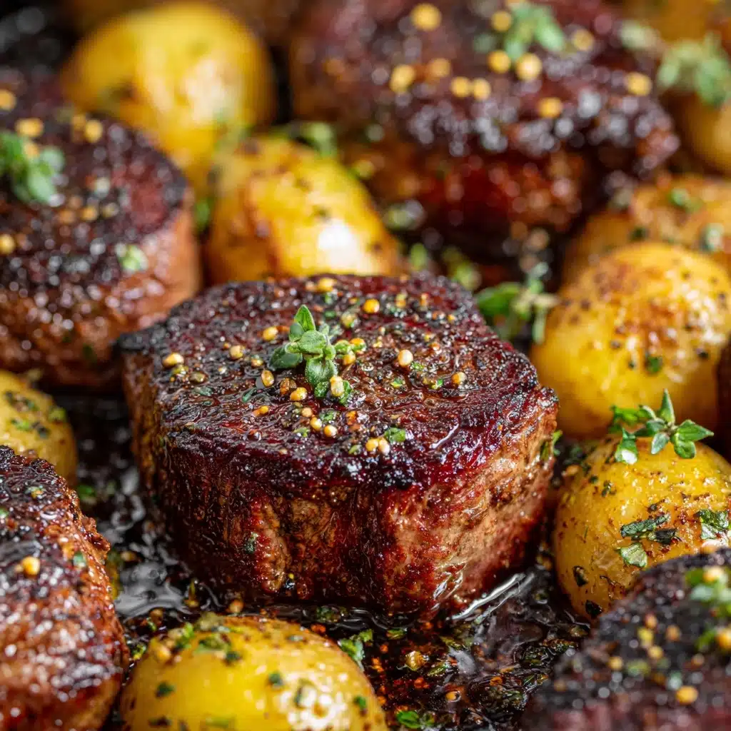 Garlic Butter Steak and Potatoes Skillet Recipe - Recipe Image