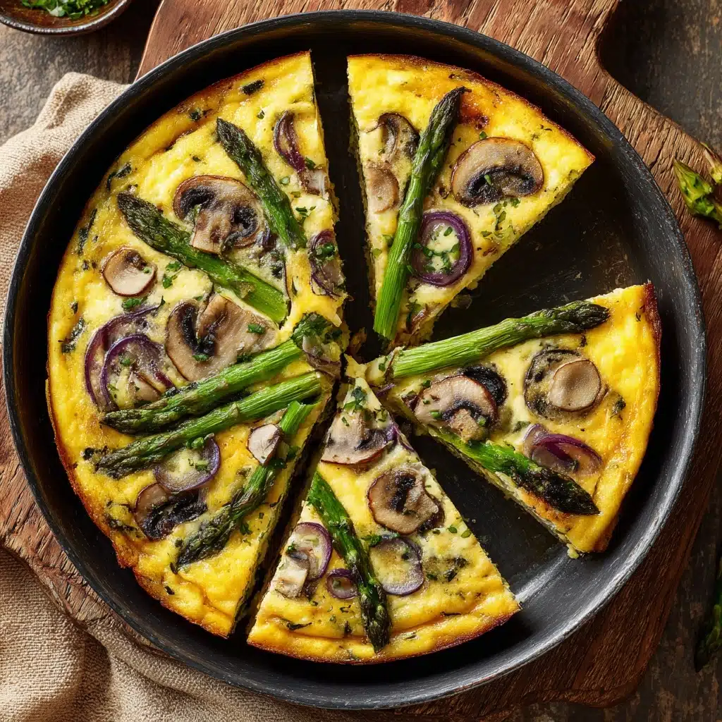 Asparagus-Mushroom Frittata Recipe - Recipe Image