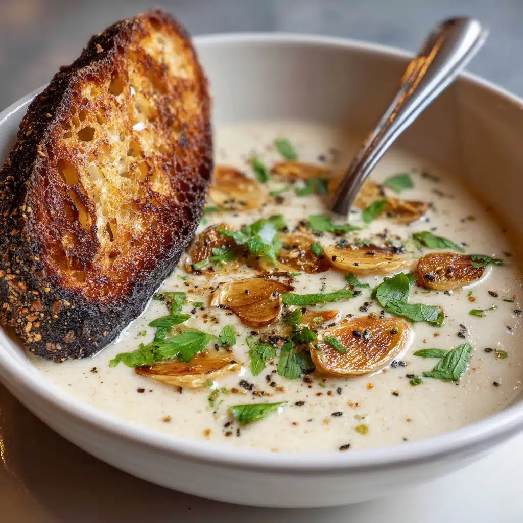 Country French Garlic Soup Recipe - Recipe Image