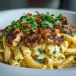 Creamy Crunchy Chicken Pasta Recipe
