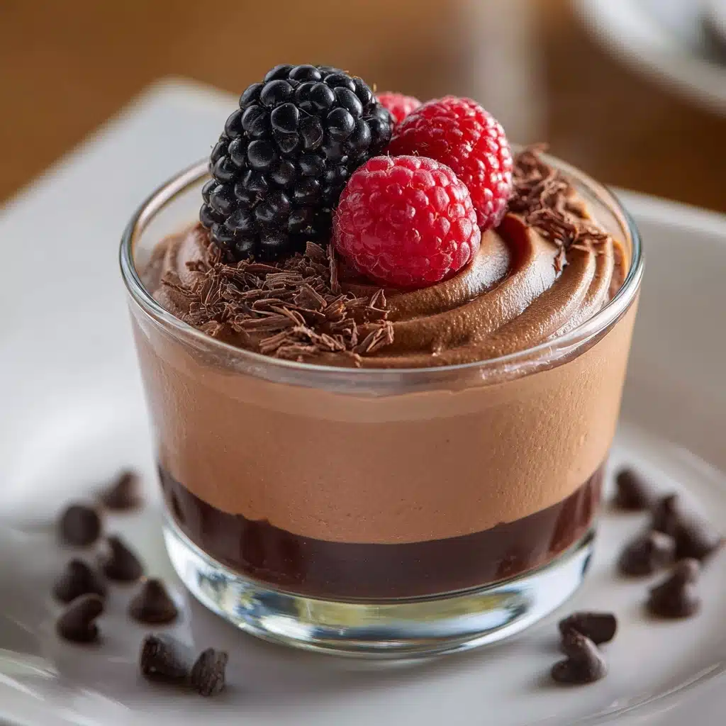 Delightful Chocolate Mousse Cups Recipe - Recipe Image