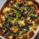 Overnight Asparagus Mushroom Strata Recipe