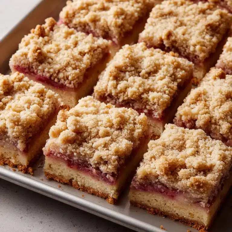 Coconut Rhubarb Breakfast Cake Recipe