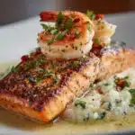 Crab & Shrimp Stuffed Salmon Elegant Seafood Meal Recipe