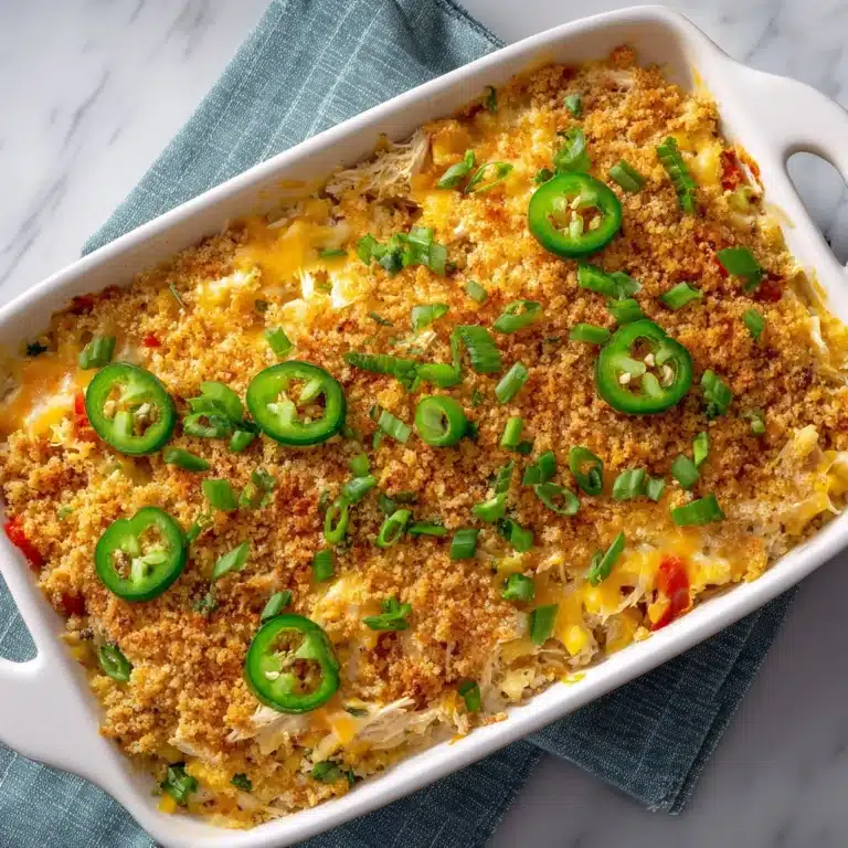 Jalapeño Buffalo Chicken Casserole Recipe