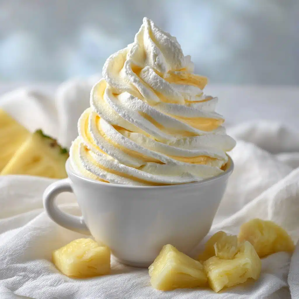 Homemade Pineapple Soft Serve Ice Cream Recipe - Recipe Image