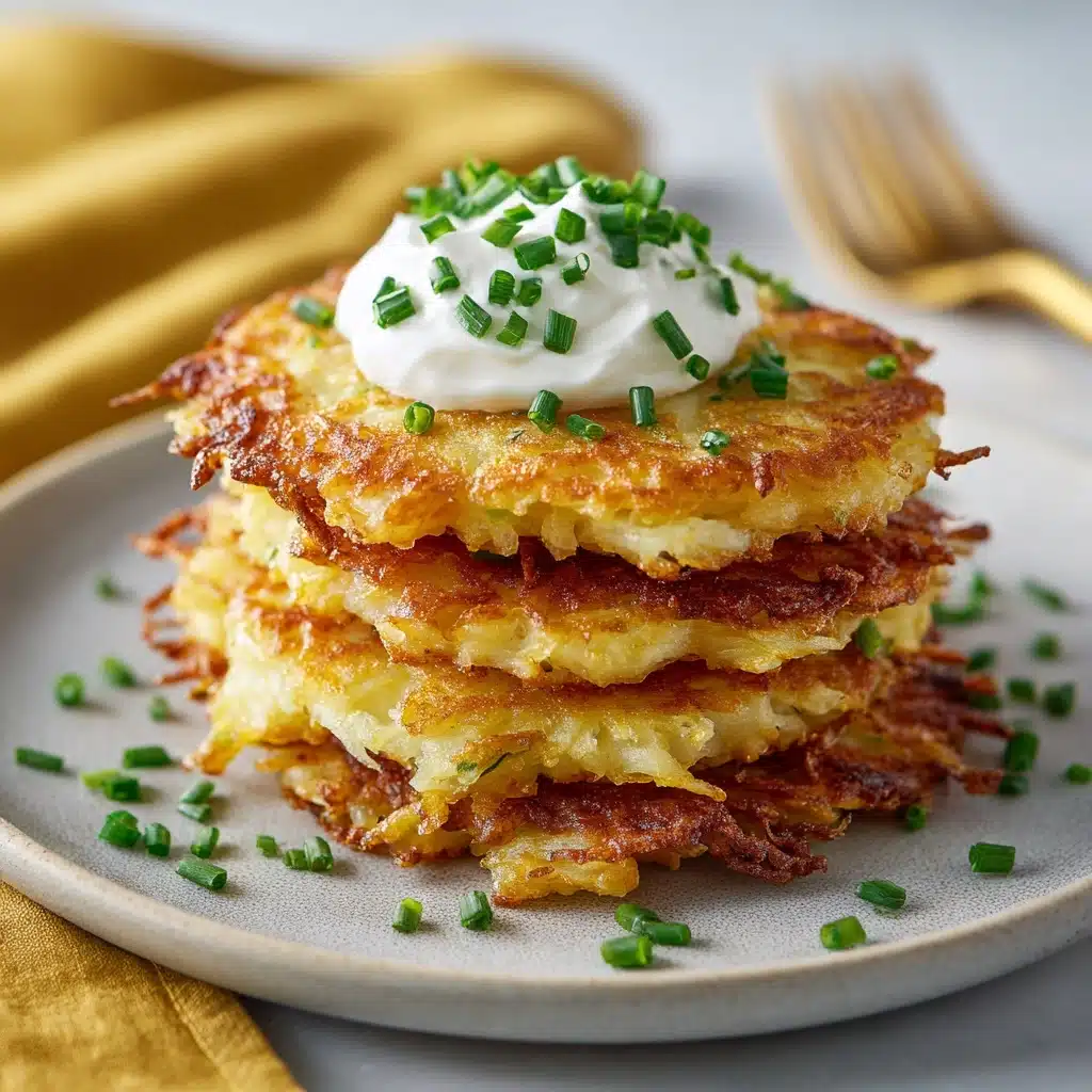 Crispy Easy Potato Pancakes Recipe - Recipe Image
