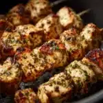 Air Fryer Garlic Parmesan Chicken Skewers Recipe