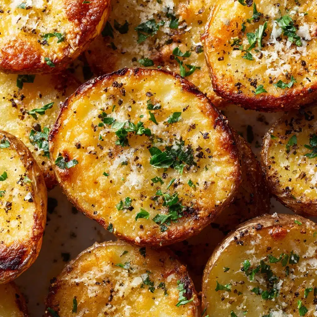 Mini Baked Parmesan Potato Rounds Recipe