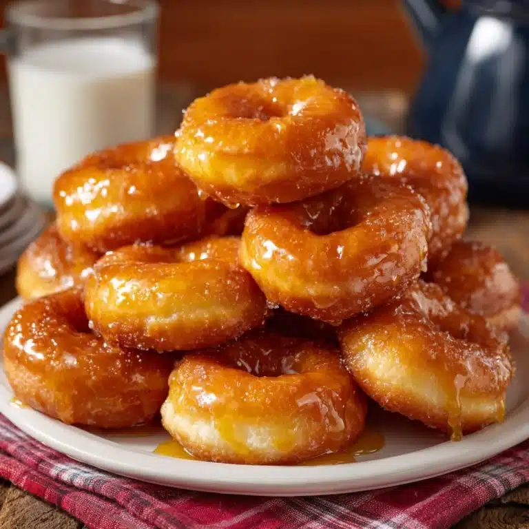 Canned Biscuit Glazed Doughnuts Recipe
