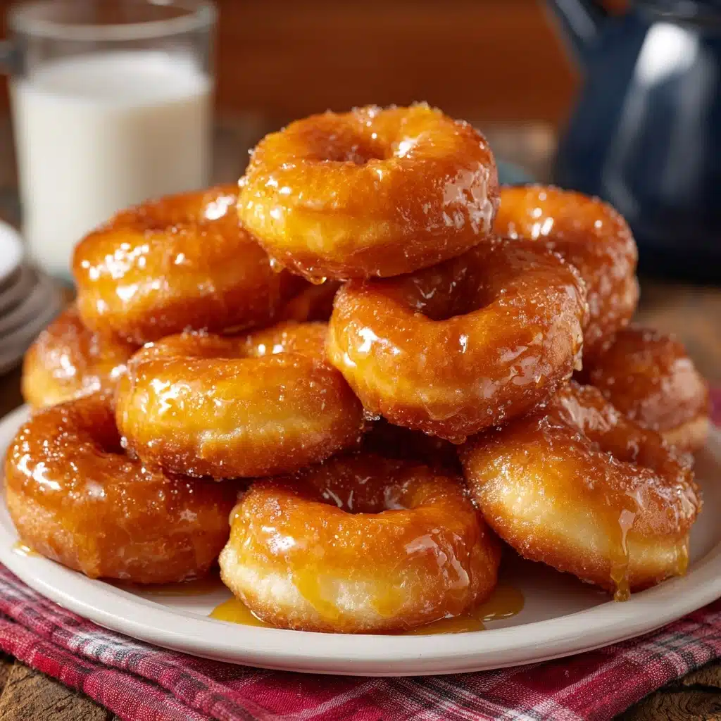 Canned Biscuit Glazed Doughnuts Recipe - Recipe Image