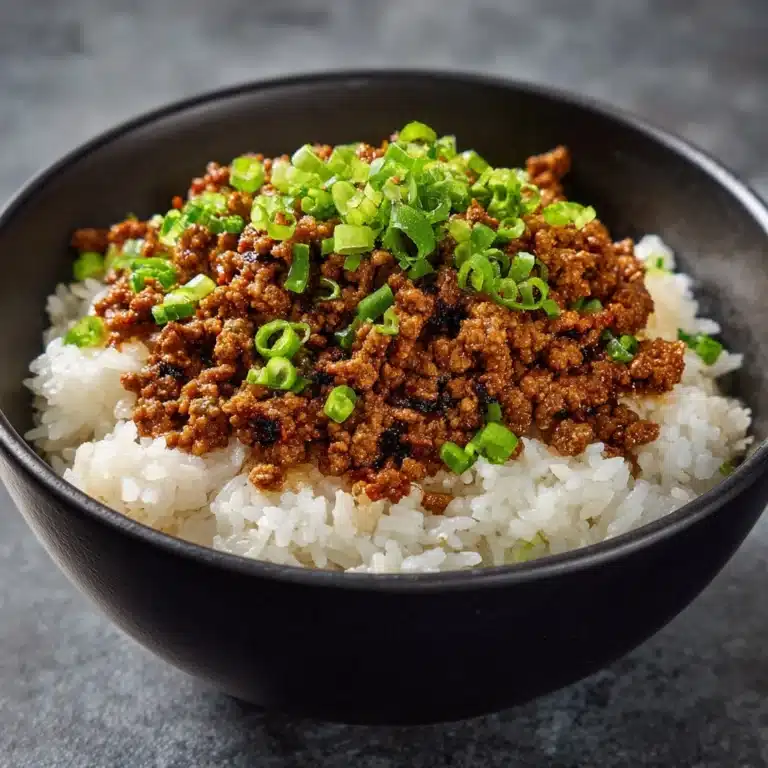 Korean Ground Beef Bowl Recipe