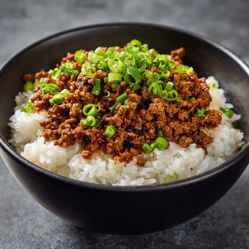 Korean Ground Beef Bowl Recipe