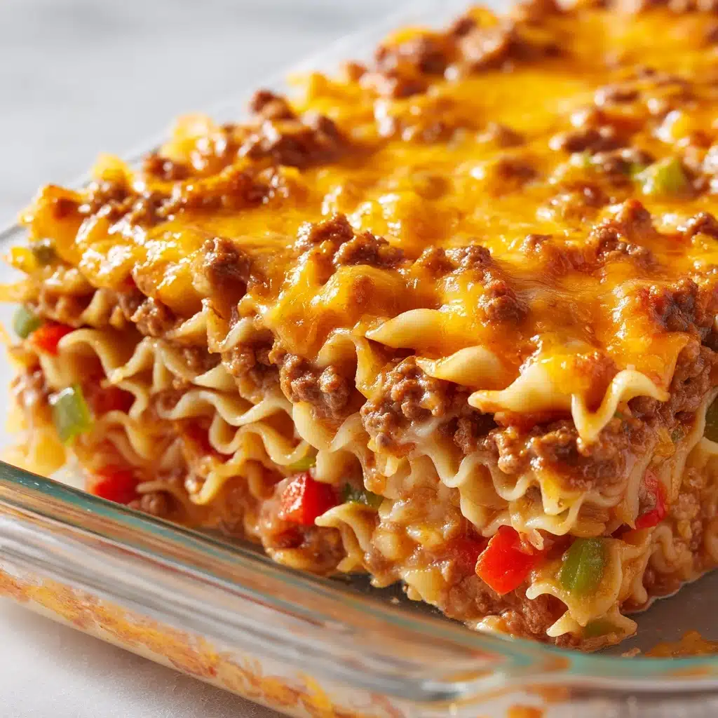 Southern Five Layer Beef Casserole Recipe