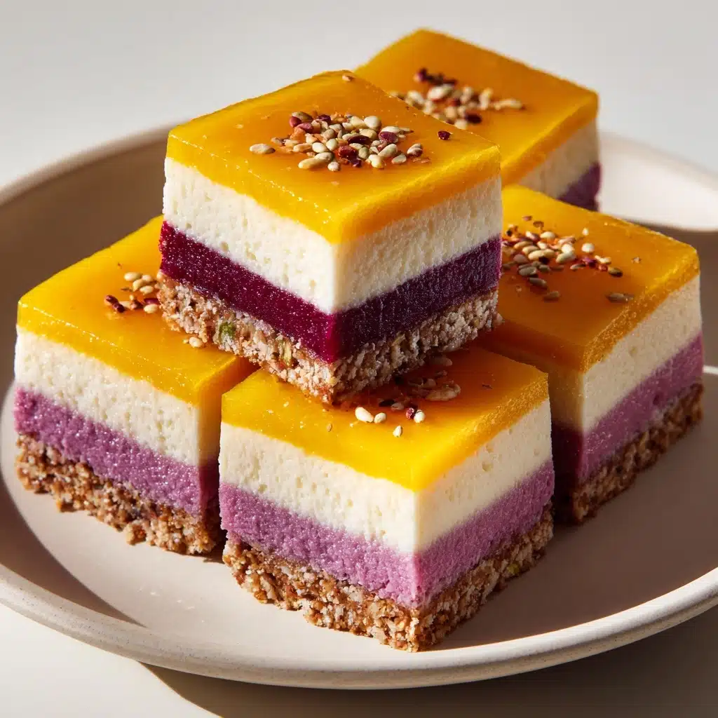 Vegan Mango Cheesecake Bars Recipe