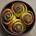 Vegan Matcha Black Sesame Cinnamon Rolls Recipe